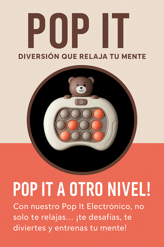 POP IT ELECTRÓNICO ANTIESTRÉS